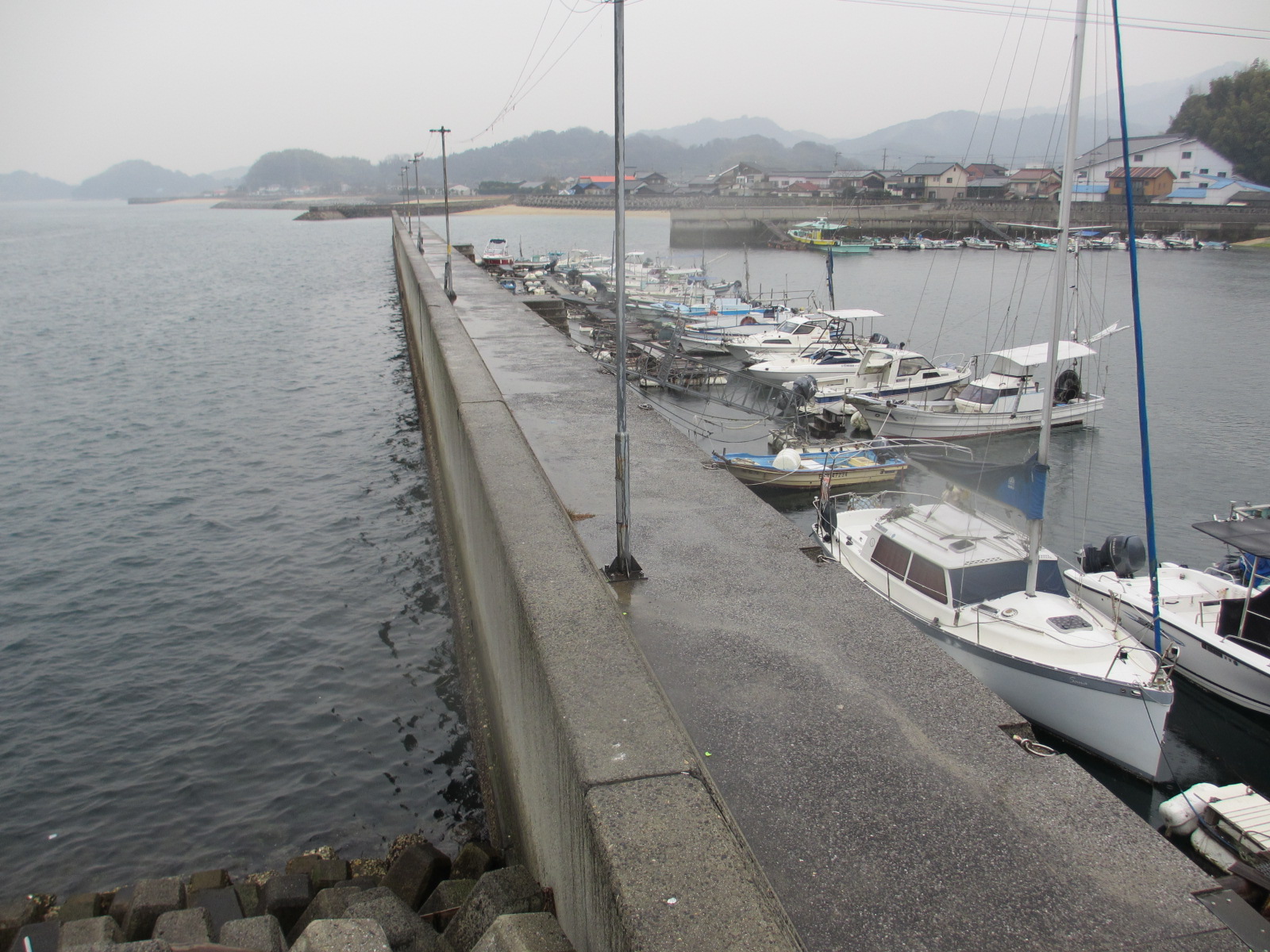 愛媛県亀岡漁港の釣りポイント